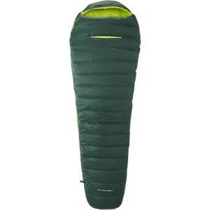 Nordisk Y by Tension Mummy 500 Sleeping Bag M, scarab/lime Right Zipper Sacs de couchage momie