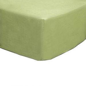 Univers décor Drap housse 160 x 200 cm 100% coton / 57 fils/cm² (Anis, Drap housse 160 x 200 cm)