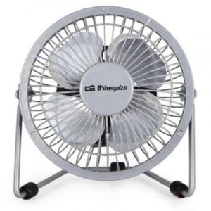 Orbegozo Mini Ventilador PW 1025 USB 8W Aspas Métallicas Silencieux