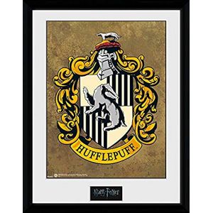 Poster Encadr&eacute; Harry Potter Hufflepuff 40 x 30 cm