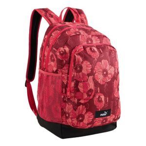 Puma Academy Backpack, Sac à dos Unisexe Enfants, Intense Red-Floral AOP, OSFA - 090697