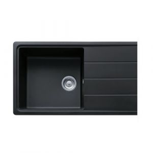 Franke Pack &eacute;vier + mitigeur noir/chrome 394054