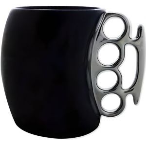 Image de Mug anse poing américain noir t e mug t rmosensible t rmo réactif chaleur