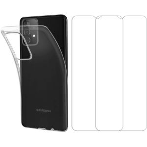 EssentielB Pack Samsung A23 5G Coque + Verre trempe x2