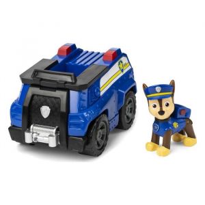 V&eacute;hicule + Figurine - Paw Patrol - Chase - 15 cm - Jouet Enfant 3 ans et + - Mixte