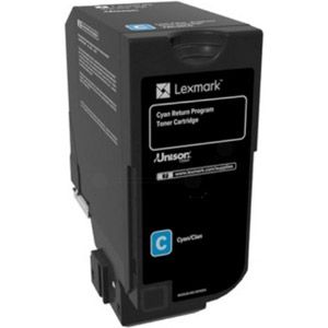 Image de Lexmark 74C2SCE - Toner cyan