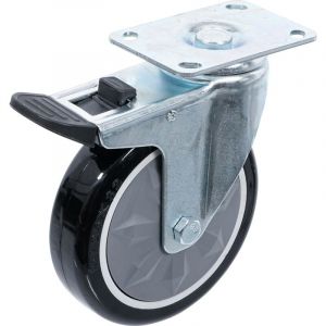 BGS Technic BGS Roulette pivotante - avec plaque de montage et frein - pour art. 4235, 6070 4235-2