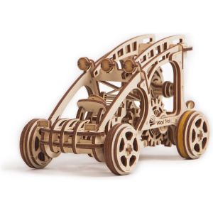 Jeux de construction en bois buggy de 144 pièces Woodtrick Mecanisme 3D