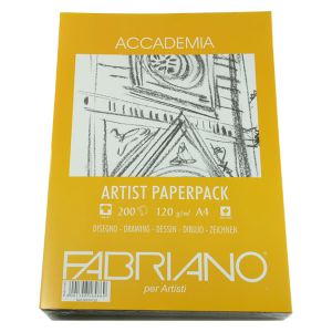 Fabriano Paquet de feuilles Accademia, 21 x 29,7 cm (A4) - 120 g/m², 200 feuilles, 120 g/m²