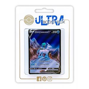 Sylveroy Cavalier du Froid V TG14/TG30 Full Art Alternative Secrète - Ultraboost X Epée et Bouclier 10 Astres Radieux - Coffret de 10 Cartes Pokémon Françaises