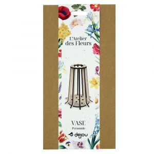 Vase pyramide à monter en bois