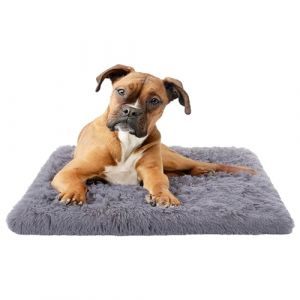 Paco Home - Coussin Pour Chien Coussin Pour Chat Moelleux Panier Pour Chien Gris, 50x80 cm