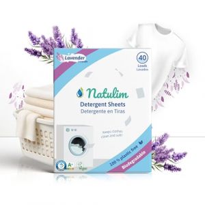 Eco detergente tiras de lavagem lavanda 40 lavagens - Natulim