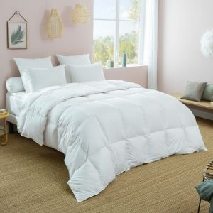 Image de Dodo Couette Chaude 90% duvet d'oie blanc neuf - Blanc - 200x200 cm