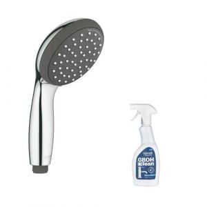 Douc tte 2 jets Vitalio t 100 Chromé + nettoyant Grohclean