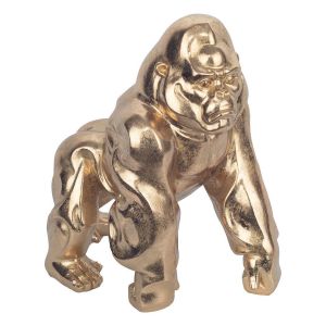 Signes Grimalt Figure de figure de gorille Gorilla Figure Gold Animaux 23x13x22cm 28023