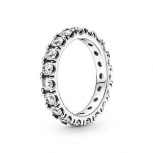 Image de Pandora Bague Éternité Rang Scintillant - Taille Taille 56