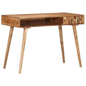 VidaXL Bureau 115x50x76 cm Bois d'acacia massif