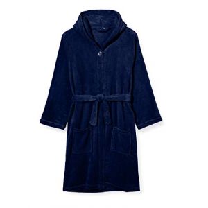 Playshoes Fleece-Bademantel, Morgenmantel Robe De Chambre, Bleu (Marine 11), 110-116