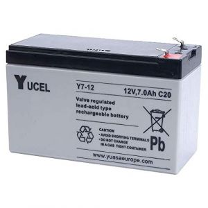 Yuasa Yucel Batterie Y7-12 12V 7Ah. Dimensions