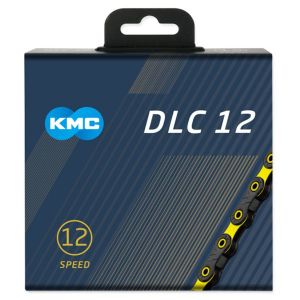 KMC Dlc 12 126 Links Black / Yellow - Black / Yellow - Taille 126 Links