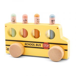 New Classic Toys Eitech Pop-Up Jeu bus scolaire
