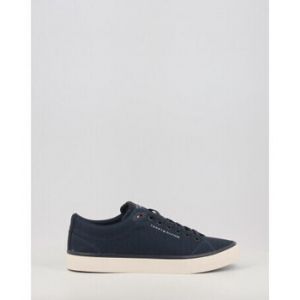 Tommy Hilfiger Baskets Vulcanisées Homme Core Canvas Basses, Bleu (Desert Sky), 42