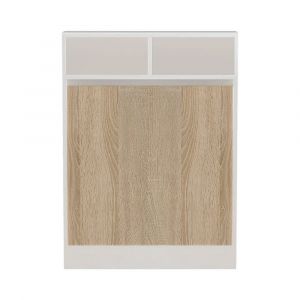 Image de DRAWER Table à manger rétractable 2 personnes en bois - Bois clair - Brock