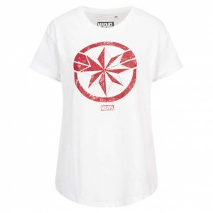 Marvel Endgame Captain Marvel Femmes T-shirt FBLTS422WHT