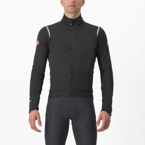 Castelli Alpha Doppio RoS Jacket - Veste vélo homme Light Black / Silver Reflex / Dark 3XL
