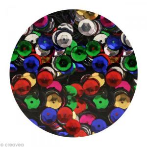 Rayher Sequins paillettes 6 mm Multicolore - 4000 pcs