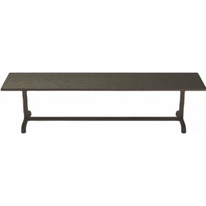 Petite friture Banc Unify / L 180 cm - Chêne gris en bois