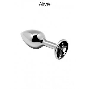Alive Plug Anal Bijou Mini Metal L Noir