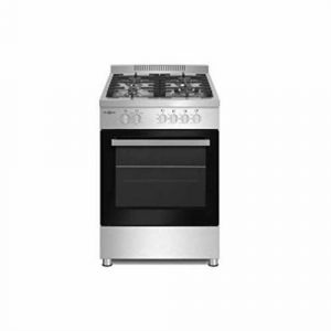 Vitrokitchen Pf6060ib Cuisinière à gaz butane 4fgos. En acier inoxydable 60x60cm