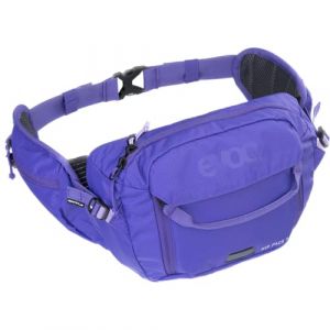 Evoc Hip Pack 3 Sacoche Ventrale, Sacoche Ventrale (Sacoche Confortable avec Compartiment pour Poche à Eau, AIR Flow Contact System, Volume : 3 l), Violet