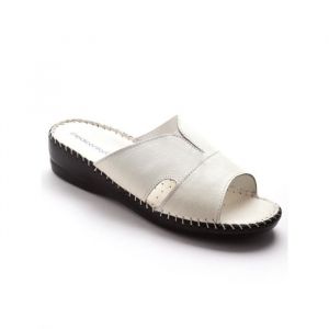 Mules cuir femme Pédiconfort