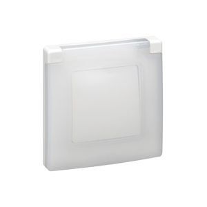 Legrand Plaque 1 poste ip44 ik07 pur niloé