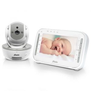 Alecto Babyphone avec cam&eacute;ra 4.3 DVM-200GS Blanc-Gris