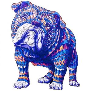 Engelhart Puzzle Bouledogue A4 en bois