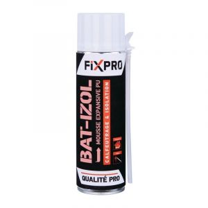 Mousse polyur&eacute;thane - Bati-zol - Fixpro - Vendu &agrave; l'unit&eacute;