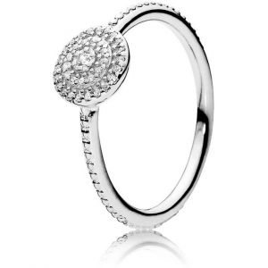 Pandora : Bague 190986CZ - Bague Élégance Lumineuse Femme