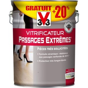 V33 Vitrificateur Passages extrêmes V colore Brillant 6L - Incolore