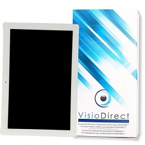 Image de Visiodirect Ecran complet pour Asus Zenpad 10 Z300 Z300C Z300CL 10.1" tablette blanche vitre tactile + écran LCD