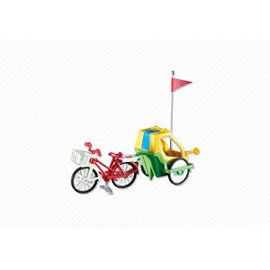Playmobil Vélo avec remorque pour enfant