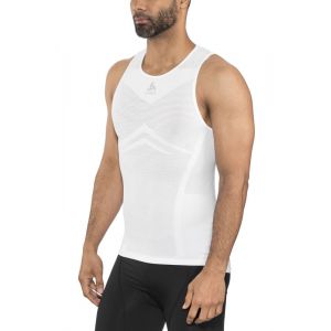 Image de Odlo Debardeur Breathe Performance sous-vêtement Cycling Homme White, FR : S (Taille Fabricant : S)