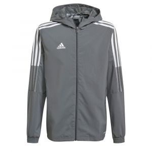 Adidas Veste Tiro 21 Windbreaker 116 cm Team Grey Four