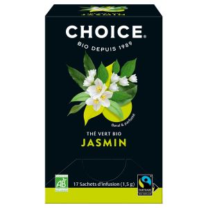 Choice Thé Vert Jasmin Bio 17 sachets