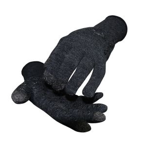 Image de DeFeet Gants E-Touch Dura (laine) - M Charbon Gants