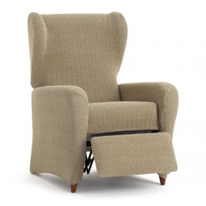 Housse de fauteuil relax extensible beige 60 * 85 cm