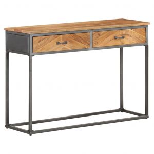 VidaXL Table console 110x35x75 cm Bois d'acacia massif. Produit Neuf ! Garantie 0 ans !